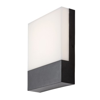 Aplica perete exterior Rabalux 77097 GIMONE cu LED, 10W, negru - 1