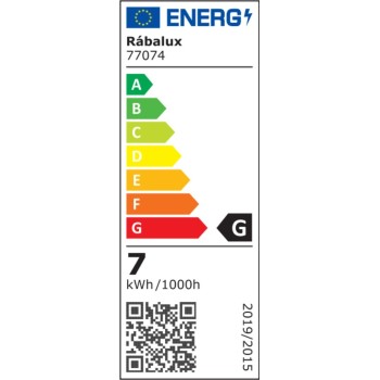 Aplica perete exterior Rabalux 77074 MATARO cu LED, 7W, negru - 1