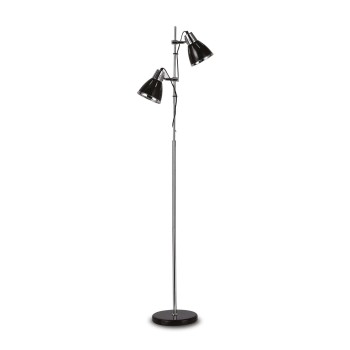 Lampa de podea IDEAL LUX ELVIS PT2 001197, E27 2X60W, negru