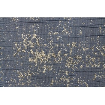 Metraj draperie cu decor Wayland, latime 290 cm, albastru - 1