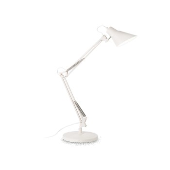 Lampa de birou IDEAL LUX SALLY TL1 193946, E27 1X42W, alb