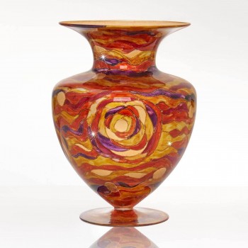 Vaza decorativa ANFORA HOME - Kolarz, Aqua Red, 30/43 - 1