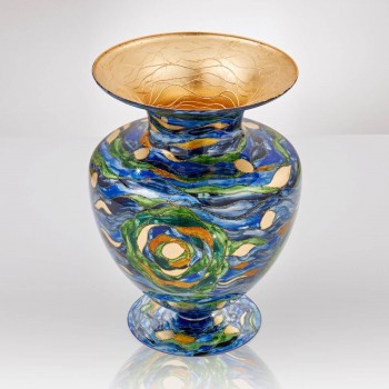 Vaza decorativa ANFORA HOME - Kolarz, Aqua Blue, 30/43 - 1