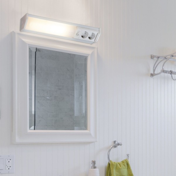 Aplica led Bath 2 - Rabalux, 10W, alb, cu priza si intrerupator - 1