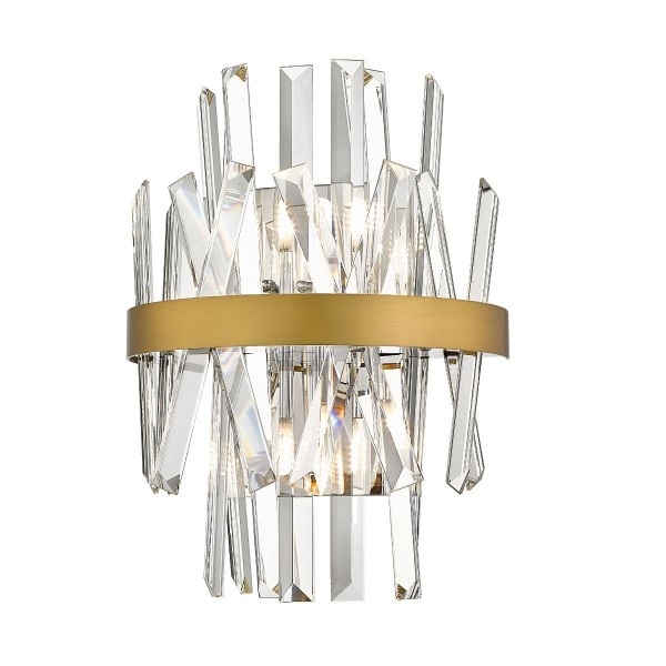 Lampa de perete CONSTANTINOPLE W0567-02D-B57G Zuma Line, design neoclasic, finisaj auriu antichizat