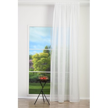 Material perdea Creek Mendola, decor alb - 1