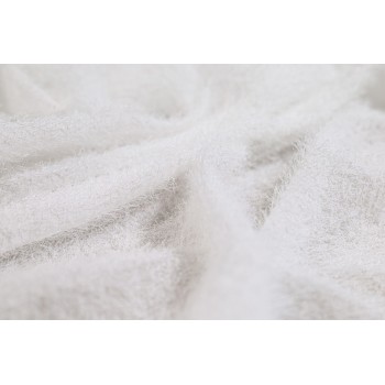 Material perdea Sauvage Mendola, decor alb - 1