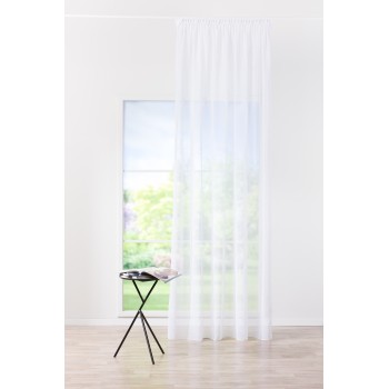 Material perdea Viso Mendola Fabrics, decor alb - 1