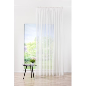 Material perdea Duete Mendola Fabrics, decor alb - 1
