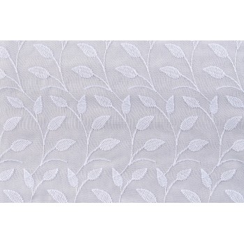 Material perdea Malena Mendola Fabrics, decor alb - 1