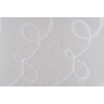 Material perdea Cressida Mendola Fabrics, decor alb, argintiu - 1