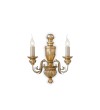 Aplica de perete IDEAL LUX FIRENZE AP2 020846, E14 2x40W, auriu