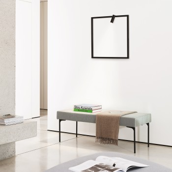 Aplica de perete IDEAL LUX SYNTESI AP 271897, LED 5W, 500lm, 3000K, negru