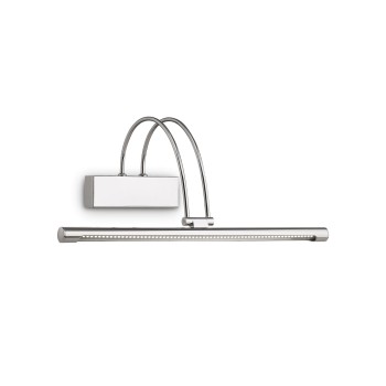 Aplica de perete IDEAL LUX BOW AP2 D46 007045, LED 4.5W, 570lm, 3000K, crom