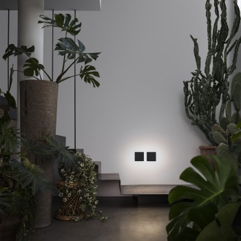 Aplica de perete IDEAL LUX COVER AP D20 195773, LED 11W, 1000lm, 3000K, negru