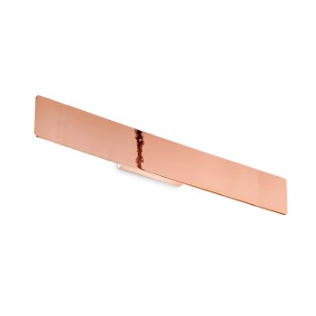 Aplica de perete IDEAL LUX ZIG ZAG AP D75 307190, LED 30W, 4100lm, 3000K, cupru