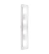 Aplica de perete IDEAL LUX TUDOR AP4 051864, E14 4X40W, crom, transparent