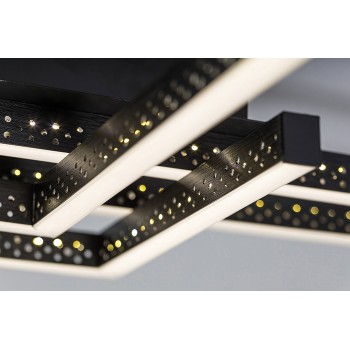 Plafoniera LED Rabalux 5268 Casimir 1970lm 4000K negru mat