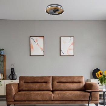Plafoniera LED Rabalux 71016 Faustine 1000lm 3000-6500K negru