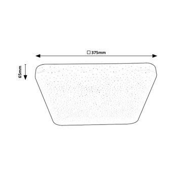 Plafoniera LED Rabalux 3074 Lucas 1800lm 4000K alb