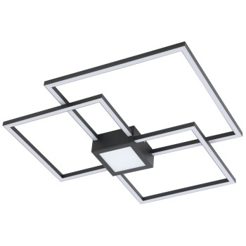 Plafoniera LED Rabalux 6868 Thabita 2250lm 4000K negru mat