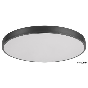 Plafoniera LED Rabalux 3316 Tesia 5000lm 3000-6000K negru mat