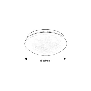Plafoniera LED Rabalux 3936 Lucas 900lm 4000K alb