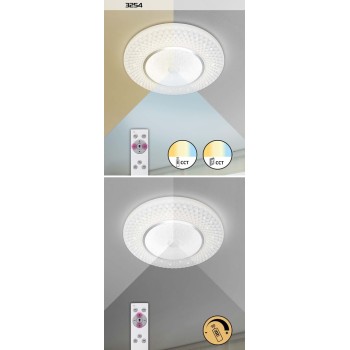 Plafoniera LED Rabalux 3254 Tornado 5470lm 3000-6500K crom