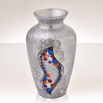 Vaza decorativa ANFORA HOME - Kolarz, Kiss Argintiu, 21/33 - 1