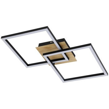 Plafoniera LED Rabalux 6589 Ashton 1600lm 3000K negru mat
