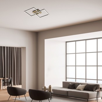 Plafoniera LED Rabalux 6589 Ashton 1600lm 3000K negru mat