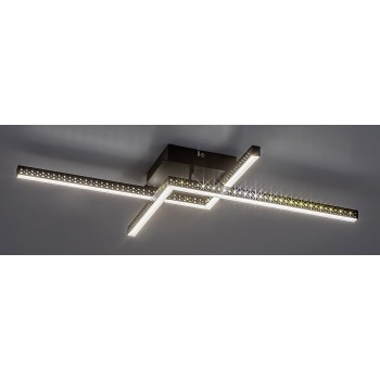 Plafoniera LED Rabalux 5267 Casimir 1250lm 4000K negru mat