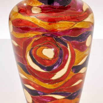 Vaza decorativa ANFORA HOME - Kolarz, Aqua Red, 21/33 - 1
