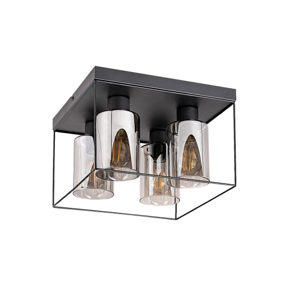 Plafoniera Rabalux 71034 Chadwick E27 4x MAX 25W negru