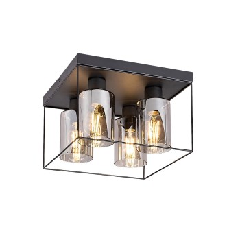 Plafoniera Rabalux 71034 Chadwick E27 4x MAX 25W negru