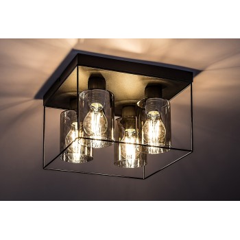 Plafoniera Rabalux 71034 Chadwick E27 4x MAX 25W negru