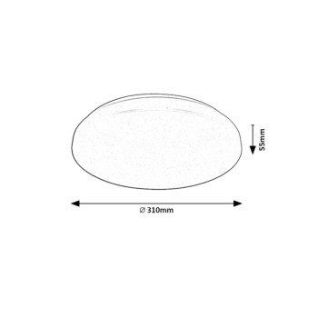 Plafoniera LED Rabalux 71035 Cerrigen 1950lm 3000-6500K alb