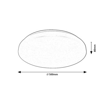Plafoniera LED Rabalux 71036 Cerrigen 3380lm 3000-6500K alb