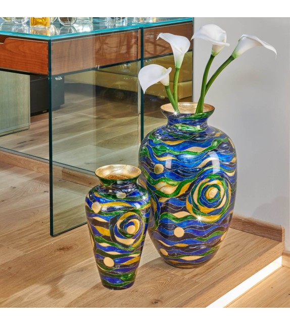 Vaza decorativa ANFORA HOME - Kolarz, Aqua Blue, 21/33 - 1