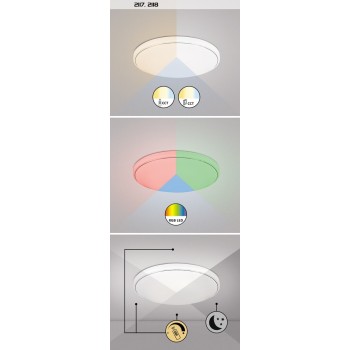 Plafoniera LED Rabalux 2117 Bruce 3300lm 3000-6000K alb