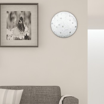 Plafoniera Rabalux 1862 Jolly E27 2x MAX 60W cu model alb