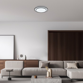 Plafoniera LED Rabalux 2130 Lupita 2700lm 3000-6500K negru