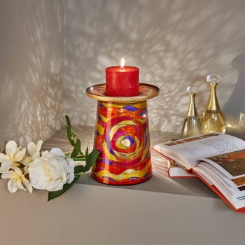 Vaza decorativa ANFORA HOME - Kolarz, Aqua Red, 16/20 - 1
