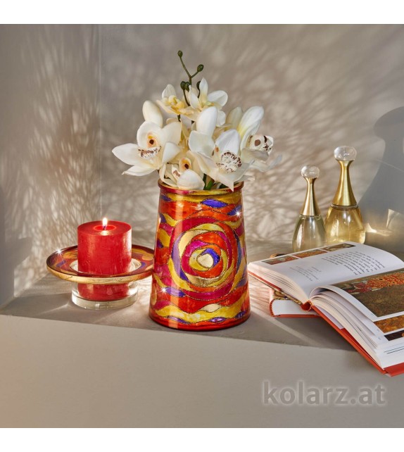 Vaza decorativa ANFORA HOME - Kolarz, Aqua Red, 16/20 - 1