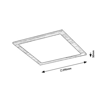 Plafoniera LED Rabalux 6907 Almond 1260lm 4000K fag