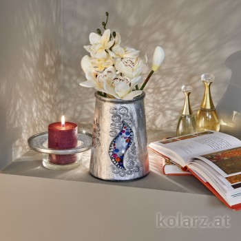 Vaza decorativa ANFORA HOME - Kolarz, Kiss Argintiu, 16/20 - 1