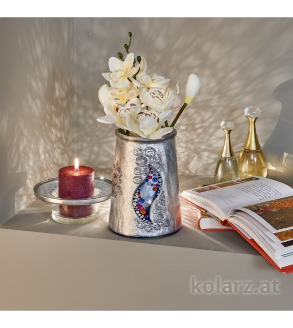 Vaza decorativa ANFORA HOME - Kolarz, Kiss Argintiu, 16/20 - 1