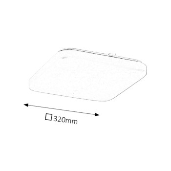 Plafoniera LED Rabalux 2287 Rob 2600lm 4000K alb
