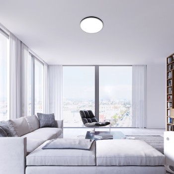 Plafoniera LED Rabalux 2290 Rasmus 2000lm 4000K argintiu