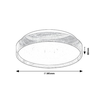 Plafoniera LED Rabalux 71144 Leana2 1440lm 3000K fag